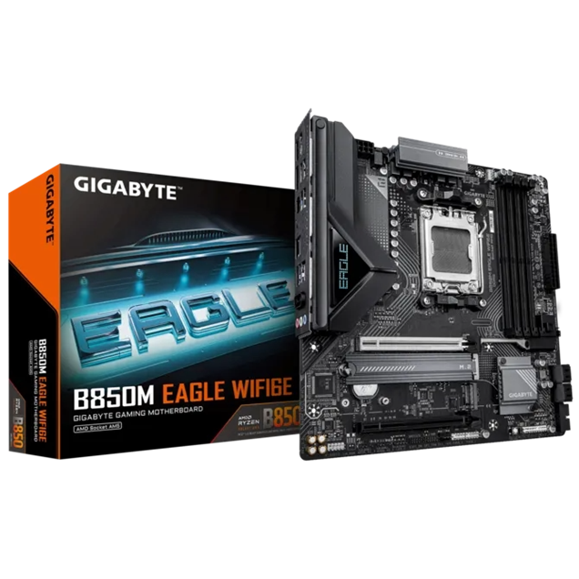 Gigabyte B850M EAGLE WIFI6E mATX Motherboard for AMD Socket AM5 CPUs